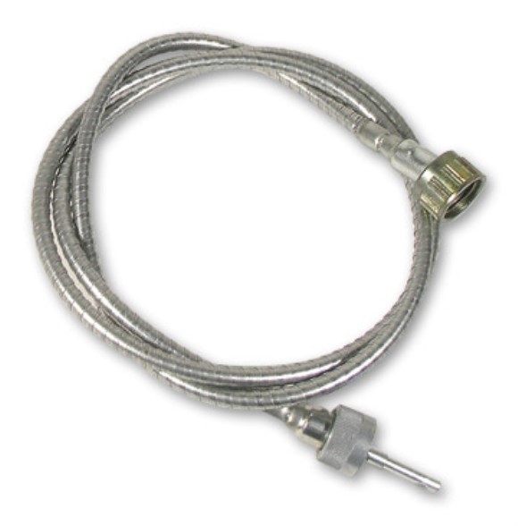 Tachometer Cable. W/Steel Case - 6 Cylinder 53-55
