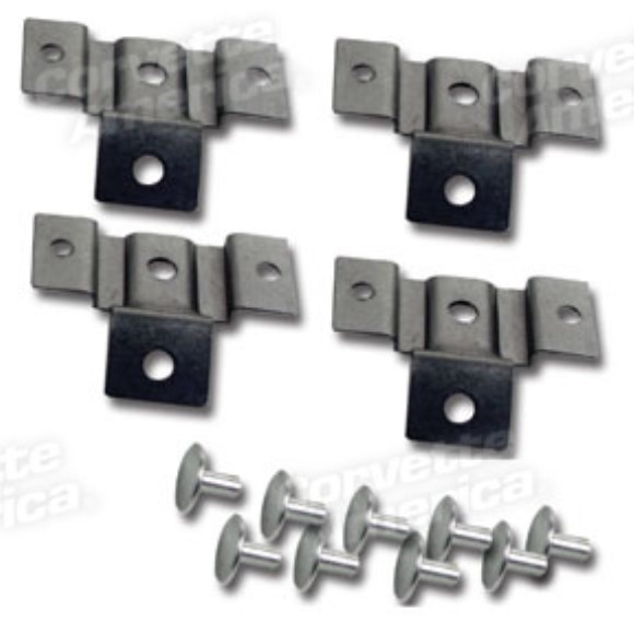 Shift Console Support Bracket & Rivet Kit. 63-67