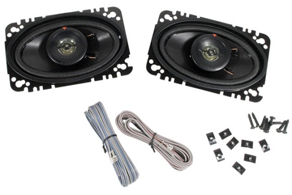 Speaker. Front 60 Watt Kenwood 4X6 2-Cone - Replacement 68-82