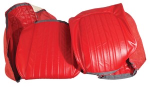 Leather Seat Covers. Red 60