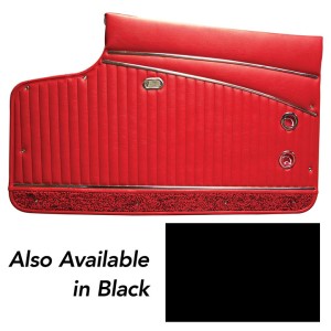 Door Panels. Black Leather Deluxe 62