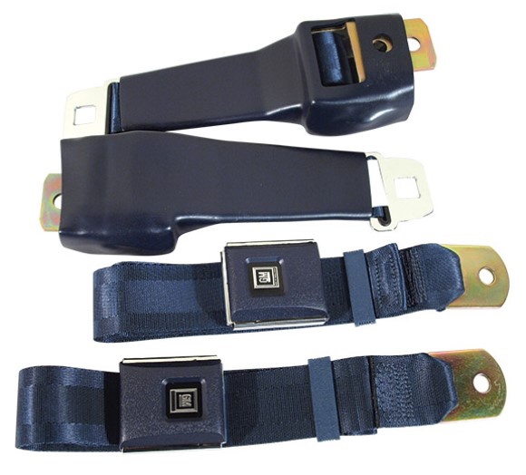 Seat Belts. OE Retractable Lap - Dark Blue 68