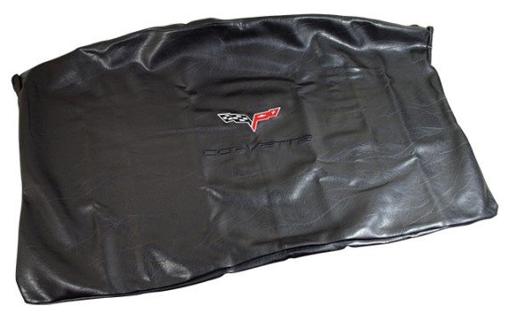Embroidered Top Bag. Black with Black C6 Logo 05-13