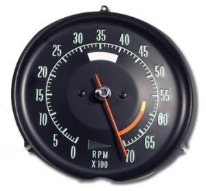 Tachometer. 6000 RPM 68