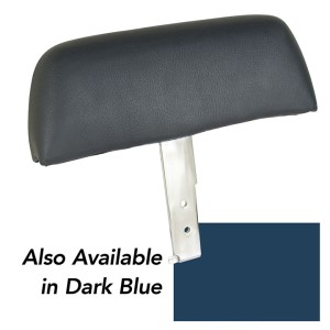 Headrests. Dark Blue Complete with ABS Covers 68