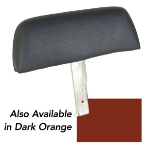 Headrests. Dark Orange Complete with ABS Covers 68