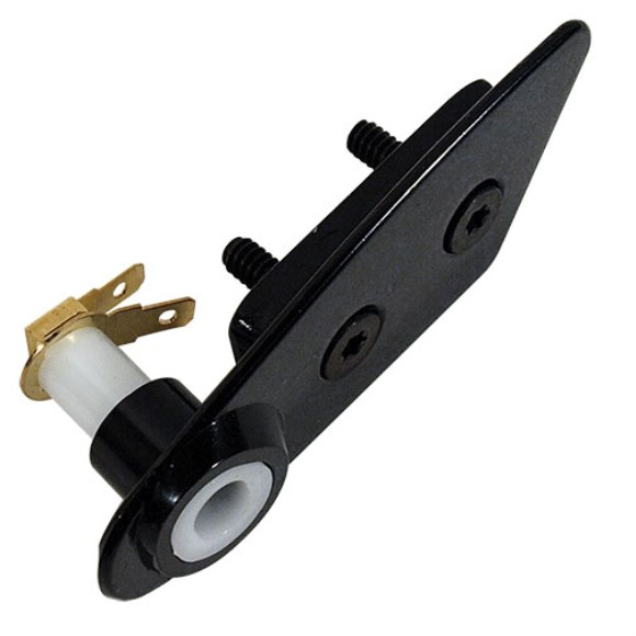 T-Top Rear Switch Plate LH Black 79-82