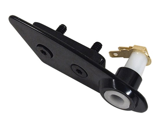 T-Top Rear Switch Plate RH Black 79-82