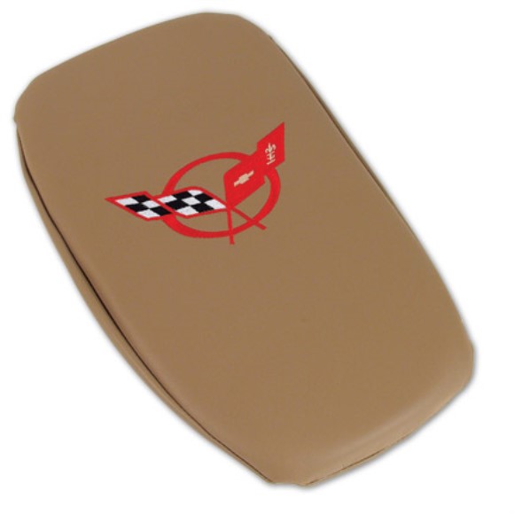Vette Rest. Tan With Red Logo 97-04