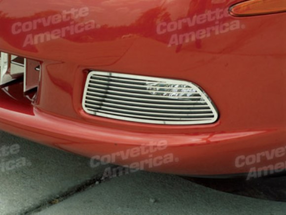 Driving Light Louvers - Stainless Steel - Exc. Z06 05-13