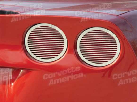 Taillight Louvers - Stainless Steel 4 Piece Set 05-13