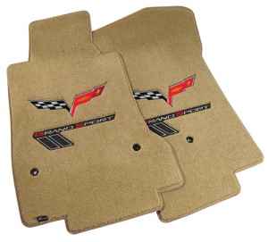 Grand Sport Floor Mats Cashmere W/Double Logo 10-13