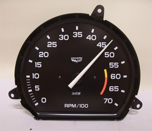 Tachometer. L82 (1979 Early) Red Line 6000 78-79