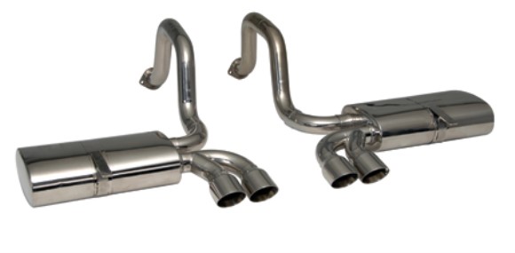 Exhaust System. Quad Cruiser Stainless Steel with Quad 3.5- Tips 97-04