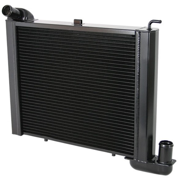 Direct Fit Aluminum Radiator Small Block Black Ice 63-72