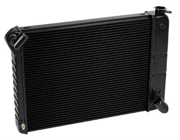 Direct Fit Aluminum Radiator Automatic Black Ice 66-68