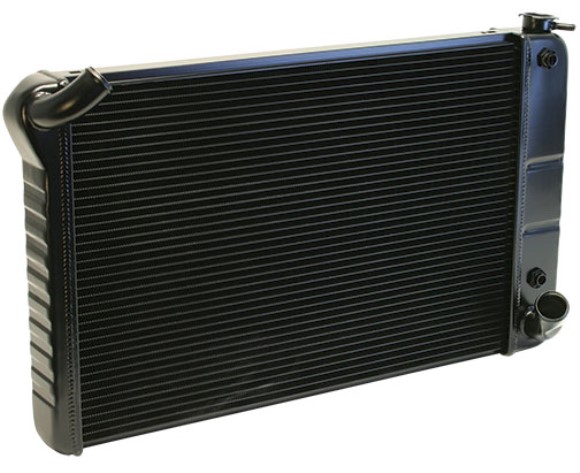 Direct Fit Aluminum Radiator Small Block Automatic Black Ice 69-72