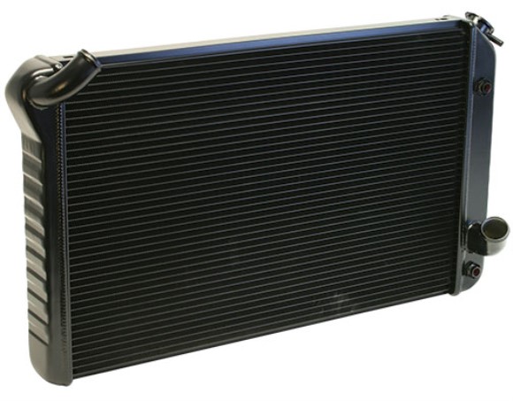 Direct Fit Aluminum Radiator Automatic Black Ice 73-76