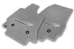 Lloyd Ultimat Gray Floor Mats w/Stingray Script & Stingray Logo 14-18