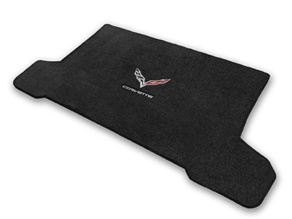 Lloyd Jet Cargo Mat w/Corvette Script & Crossflag - Convertible 14-18