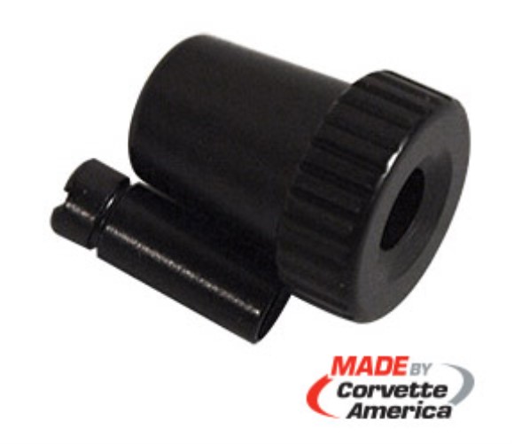 Clock Knob. Black - 1977-82 Reproduction 68-82