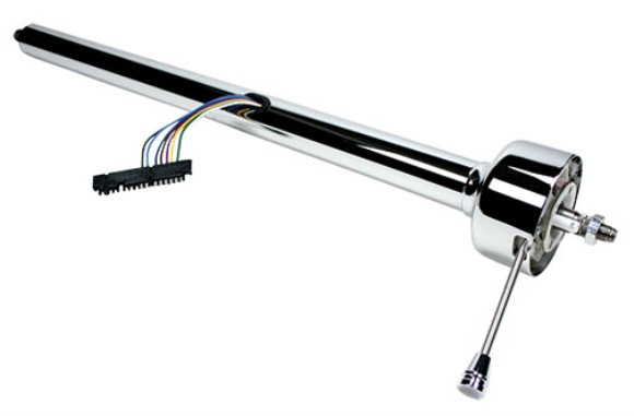 Steering Column Non-Tilt Black Powder Coat 58-62