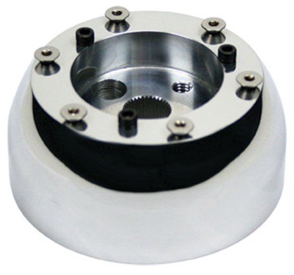 Ididit Steering Wheel Adaptor - 6 Bolt Chrome 56-62