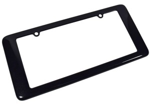 LICENSE PLATE HOLDER. REAR CRB FLSH