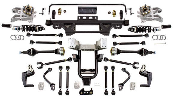 REAR SUSP. SGL ADJ W/CAN SHKS. 30SP