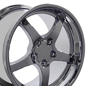 WHEEL. C5 DP DSH CHROME 18X10.5