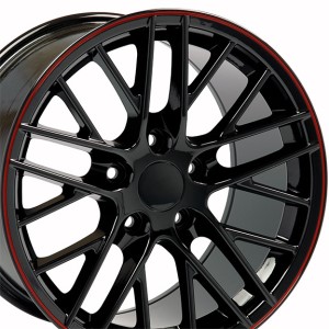 WHEEL. C6 ZR1 - BLACK 18X8.5