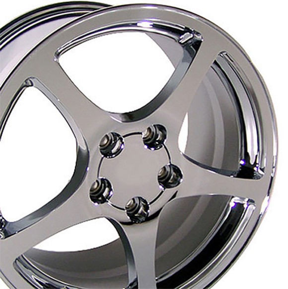 WHEEL. C5 CHROME 18X9.5