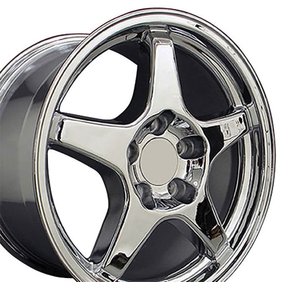 WHEEL SET. ZR1 STYLE CHROME