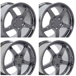 WHEEL SET. C5 STLE Y2K CHRM STAG DD