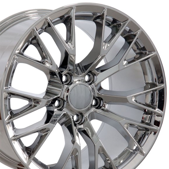 WHEEL SET. C7 Z06 CHROME