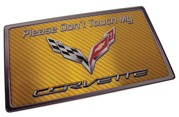 DASHBOARD EMBLM -DONT TOUCH-. YLW