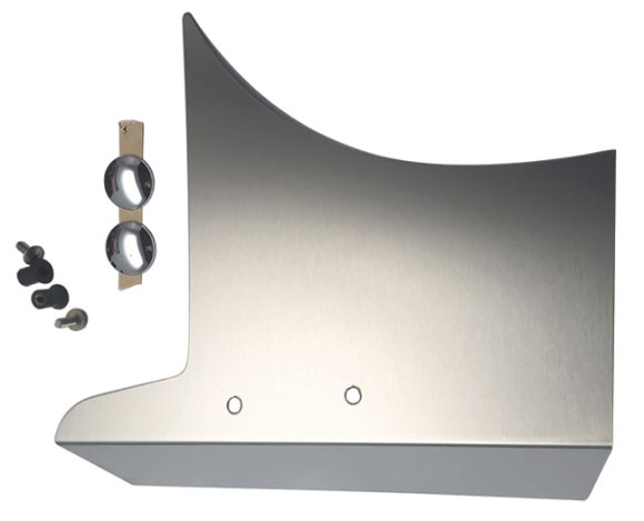 FAN SHROUD COVER. POLISHED
