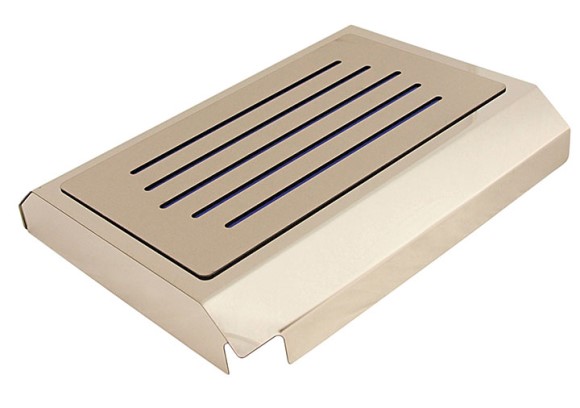 FUSE BOX CVR PLSH W/ SLOTS. BLU