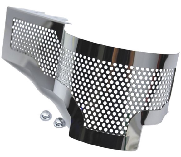 ALTERNATOR COVER. POLISHED