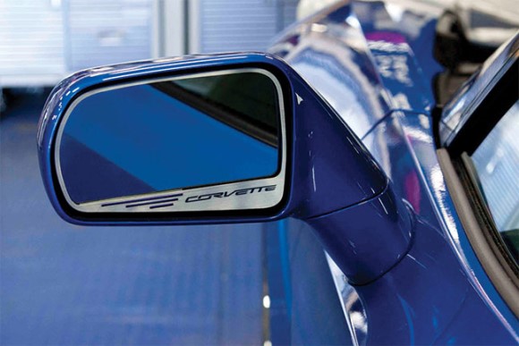 SIDE MIRROR TRIM. -CORVETTE-. BLU