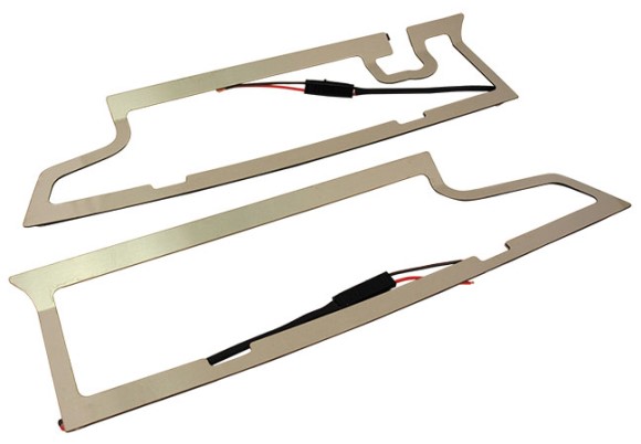 FUEL RAIL LIGHT KIT. 2PC. LED RED