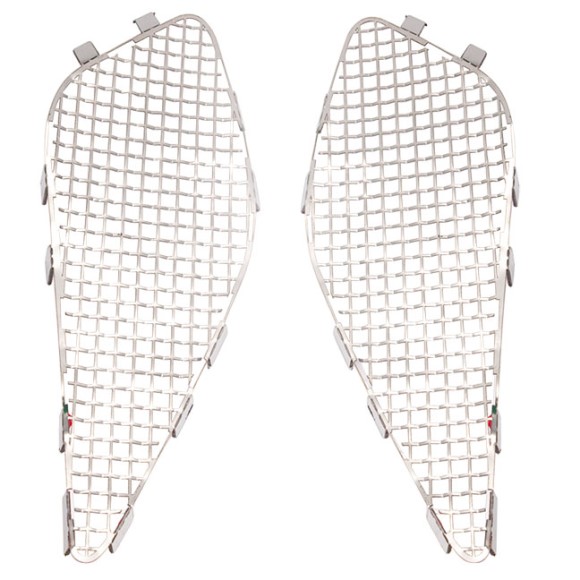 REAR QTR VENT GRILLES. LASER MESH