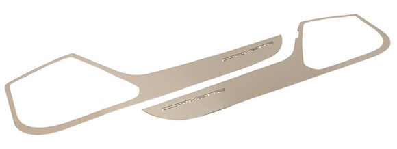 DOOR GUARDS. SATIN CORVETTE. WHT