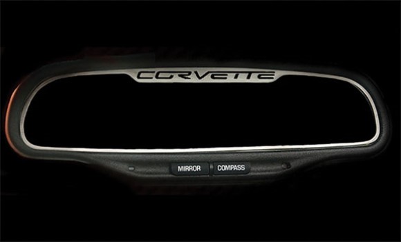 RR VIEW MIRROR TRM. CORVETTE. A-DIM