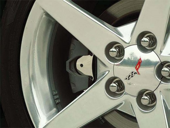 BRAKE PAD CVRS. POLISHED. 4PC