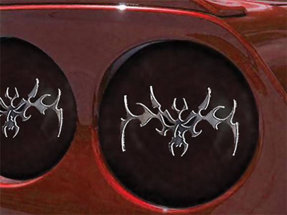 TRIBAL SKULLS W/ BLACKOUT KIT. 8PC
