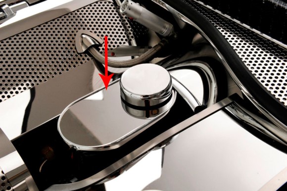 MASTER CYLINDER CVR W/ CAP. POL