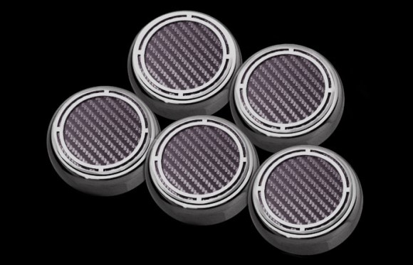 CAP CVR SET. SLOTTED. BLK CF. AUTO