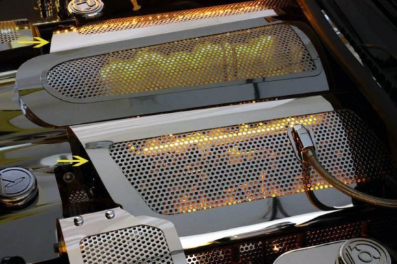 FUEL RAIL CVRS. YLW LED. LS2 ONLY