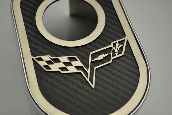 MASTER CYL CVR. BLK CF. X FLAGS